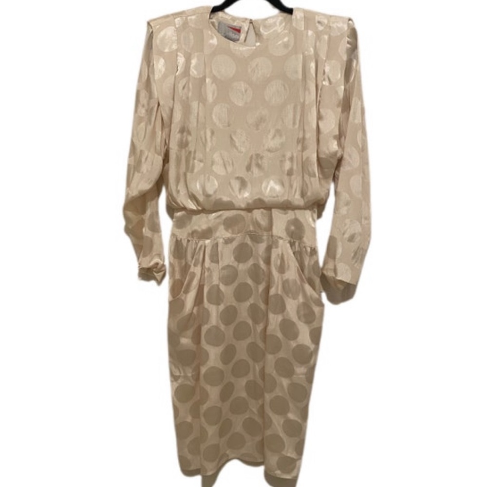 80’s Nilani Silk Polka Dot Dress